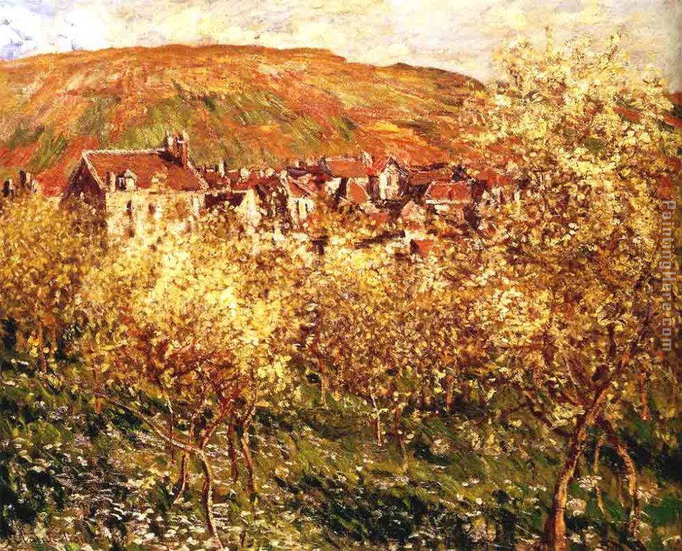Apple Trees In Blossom painting - Claude Monet Apple Trees In Blossom art painting